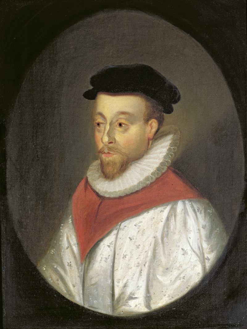 Portrait of Orlando Gibbons in Oxford Doctor of Music robes